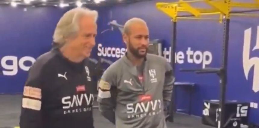 Neymar e Jorge Jesus