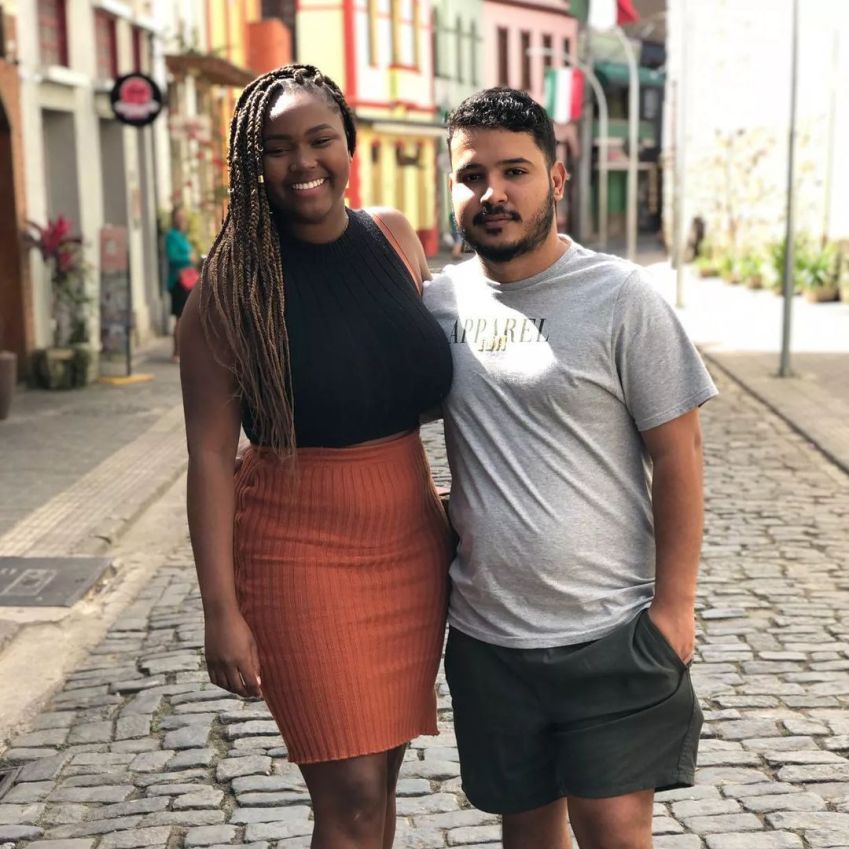Raquele e Carlos Eduardo / Reprodução/Instagram