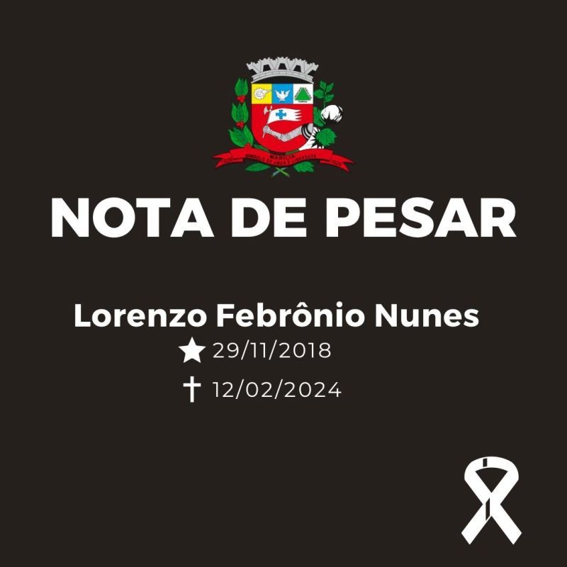 Nota de pesar / Divulgação