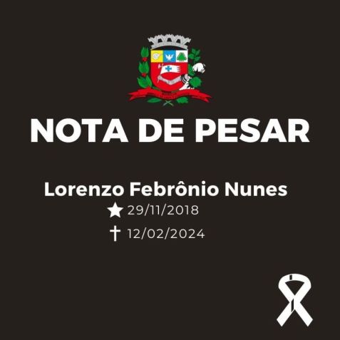 Nota de pesar / Divulgação