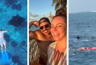 Paolla Oliveira e Diogo Nogueira curtem férias em Maldivas; veja vídeos