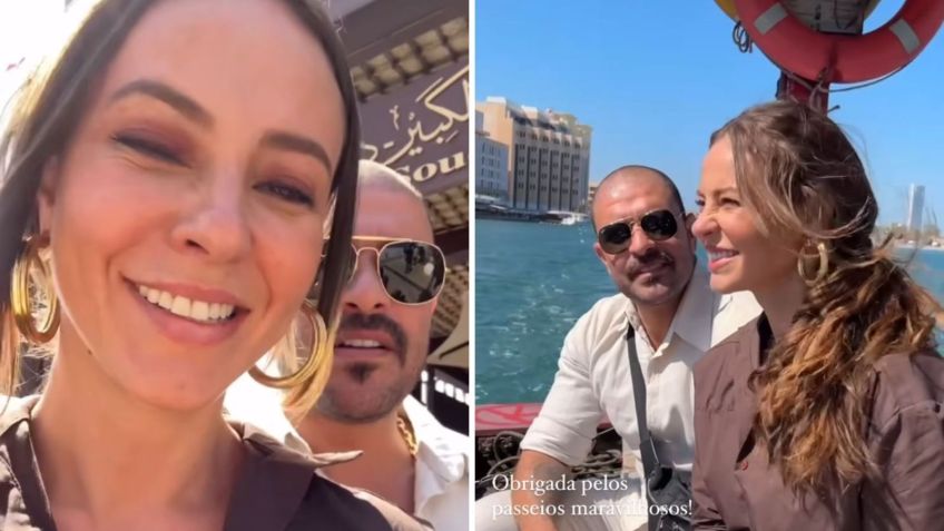 Paolla Oliveira e Diogo Nogueira em Dubai / Reprodução/Paolla Oliveira/Instagram