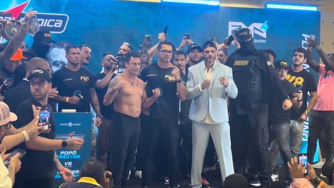 Popó e Bambam em último encontro antes da luta