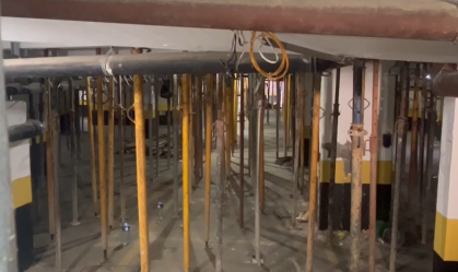 Veja fotos de prédio de 19 andares que foi evacuado no litoral de SP após colapso