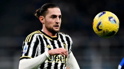 Adrien Rabiot pela Juventus
