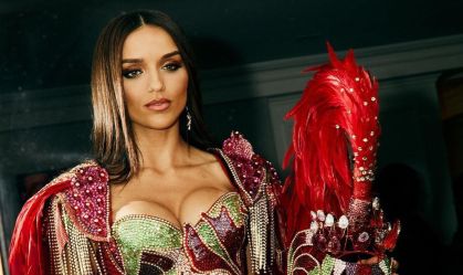 Rafa Kalimann usa fantasia antiga de Luiza Brunet em ensaio técnico