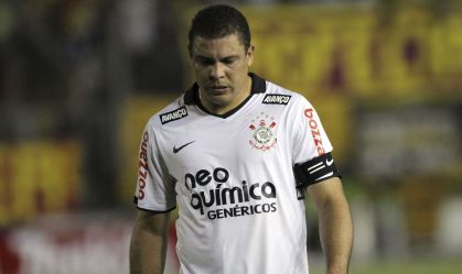 Ronaldo na eliminação do Corinthians contra o Tolima em 2011