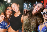 Sasha Meneghel e Bruna Marquezine curtem trio da Anitta em Salvador; veja