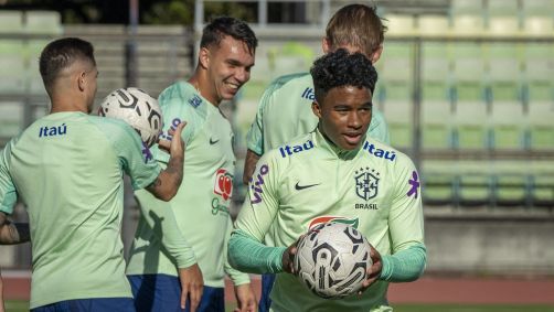 Seleção Olímpica em último treino antes da &quot;decisão&quot; contra a Argentina no Pré-Olímpico