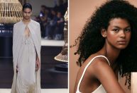 Modelo brasileira negra encerra desfile da Dior em Paris: 