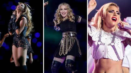 Beyoncé, Madonna e Lady Gaga no Super Bowl