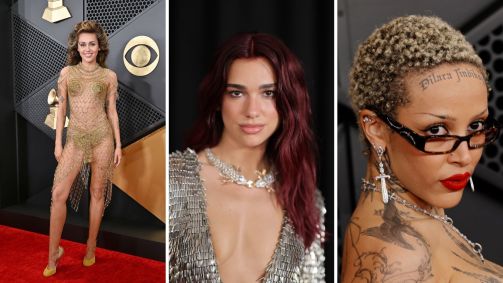Miley Cyrus, Dua Lipa e Doja Cat no Grammy 2024