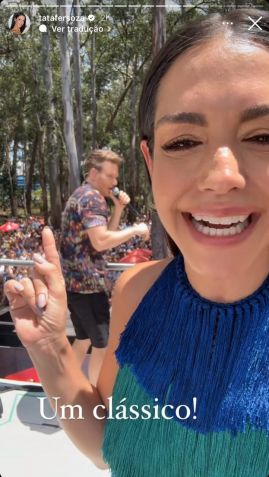 Thais Fersoza postou vídeos do bloco "Bem Sertanejo" de Michel Teló / Reprodução/Instagram