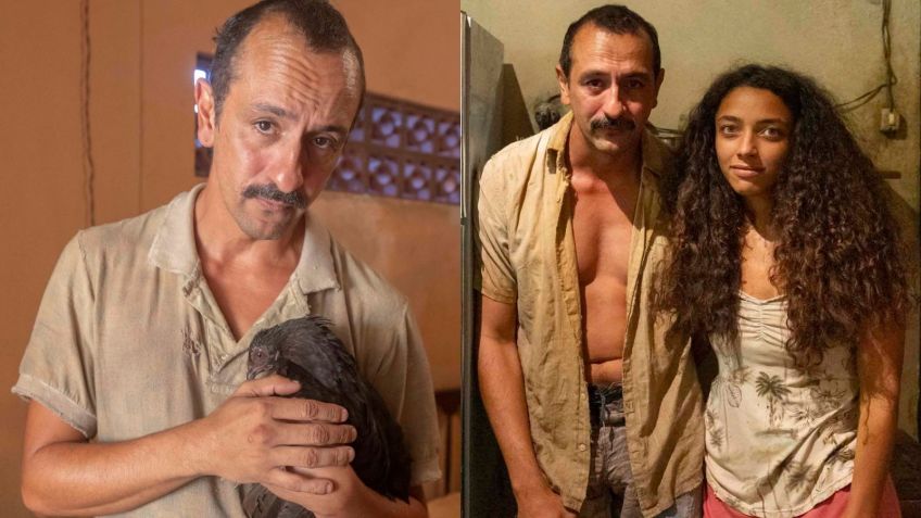 Tião Galinha (Irhandir Santos) é casado com Joana (Alice Carvalho) em "Renascer" / Globo/Léo Rosario l Globo/Fábio Rocha