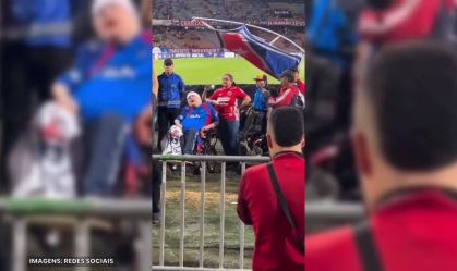 Antes de eutanásia, torcedor vai a jogo do time do coração e é ovacionado; veja