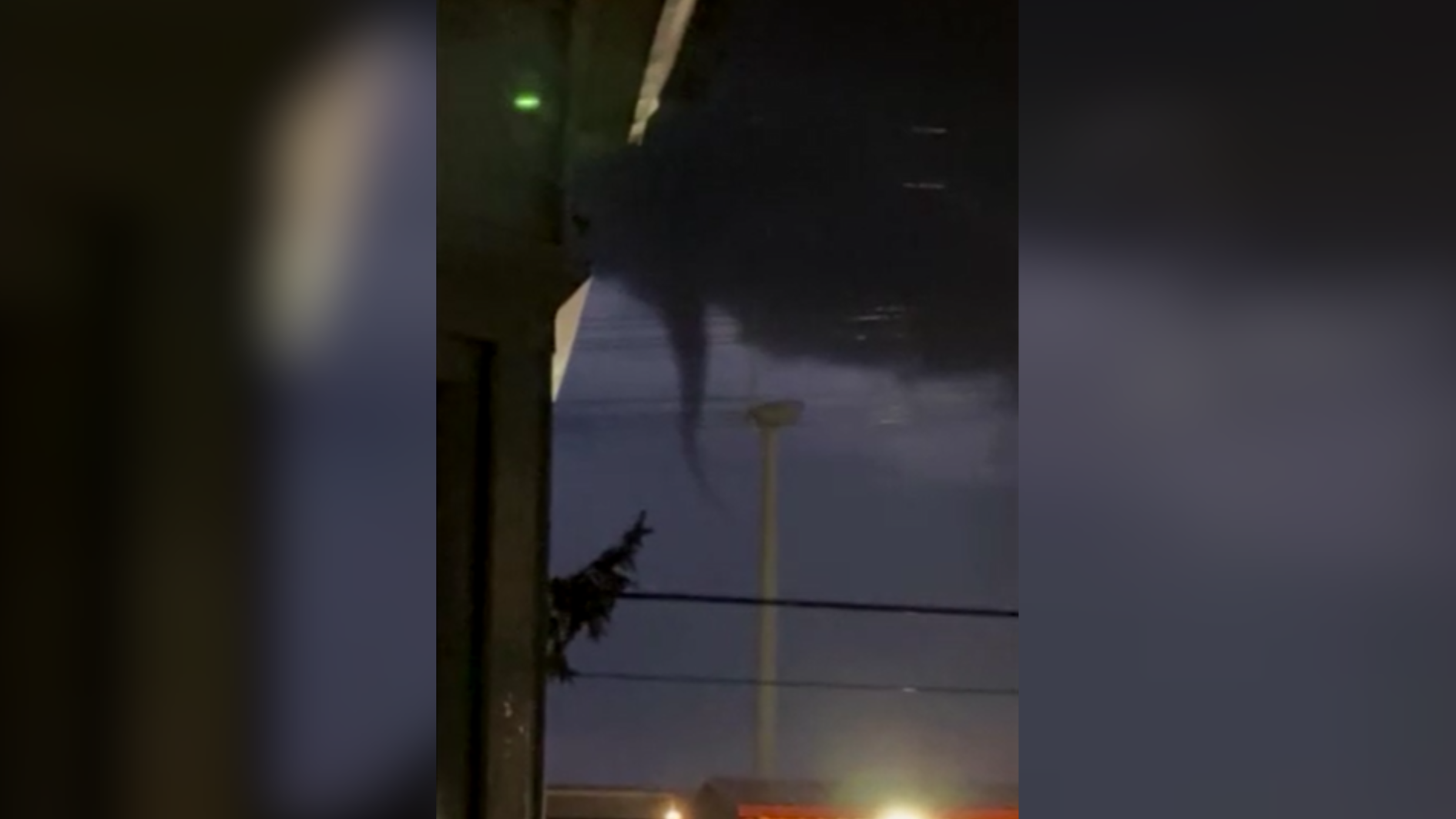 Vídeo mostra formação de raro tornado não registrado desde 1950 em cidade dos EUA