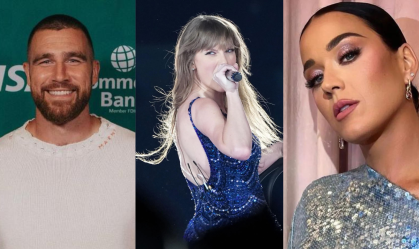 Travis Kelce e Katy Perry assistiram ao primeiro show da "The Eras Tour", de Taylor Swift, em Sydney