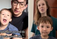 Pyong Lee grava "trend do palavrão" com o filho e Sammy desaprova