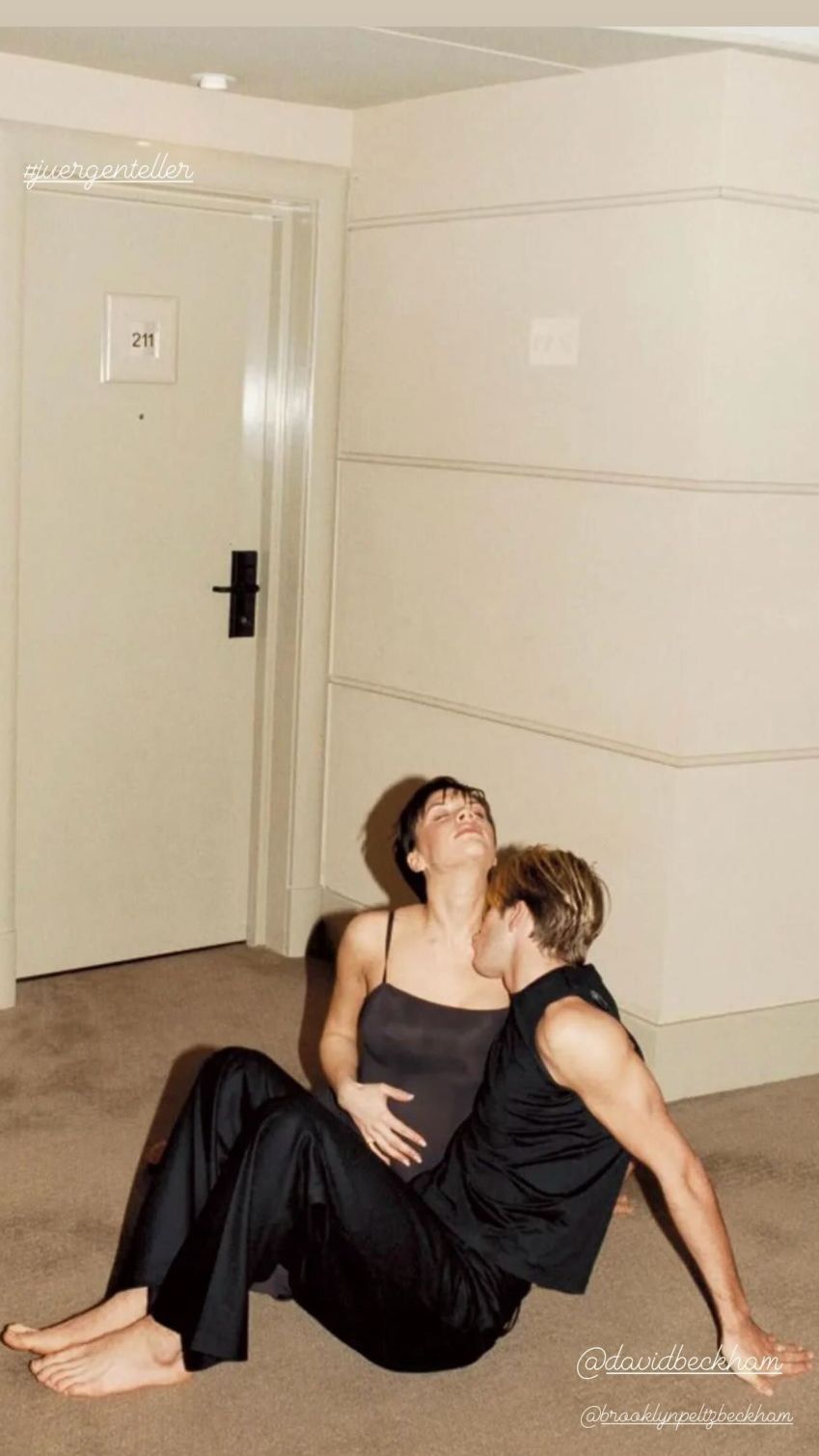 Victoria e David Beckham celebram o Valentine's Day / Reprodução/Victoria Beck