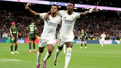 Brasileiros Vini Jr. e Rodrygo marcaram na goleada do Real Madrid sobre o Girona