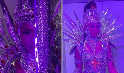 Wenny se despede do cargo de Rainha de Bateria