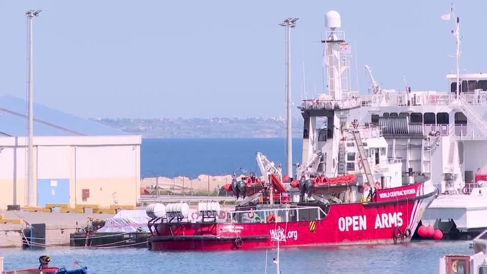 Gaza aid ship remains at Cyprus port for third day