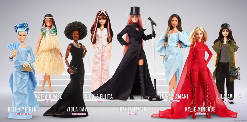 Homenageadas do projeto Mulheres Inspiradoras da Barbie / Mattel