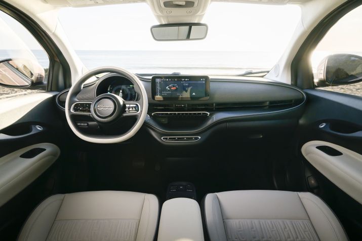 Interior do Fiat 500e Inspired By Music / Divulgação/Fiat