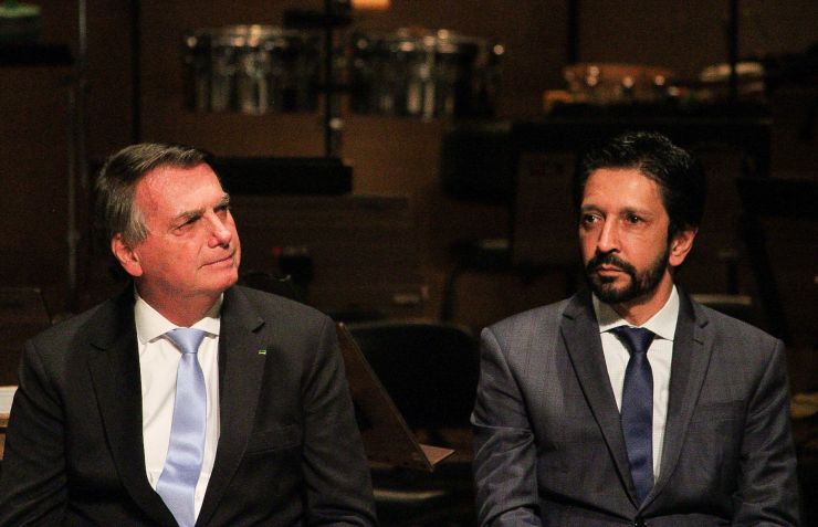Jair Bolsonaro e Ricardo Nunes / Gabriel Silva/Ato Press/Estadão Conteúdo