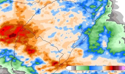 Acumulado e chuvas SUL