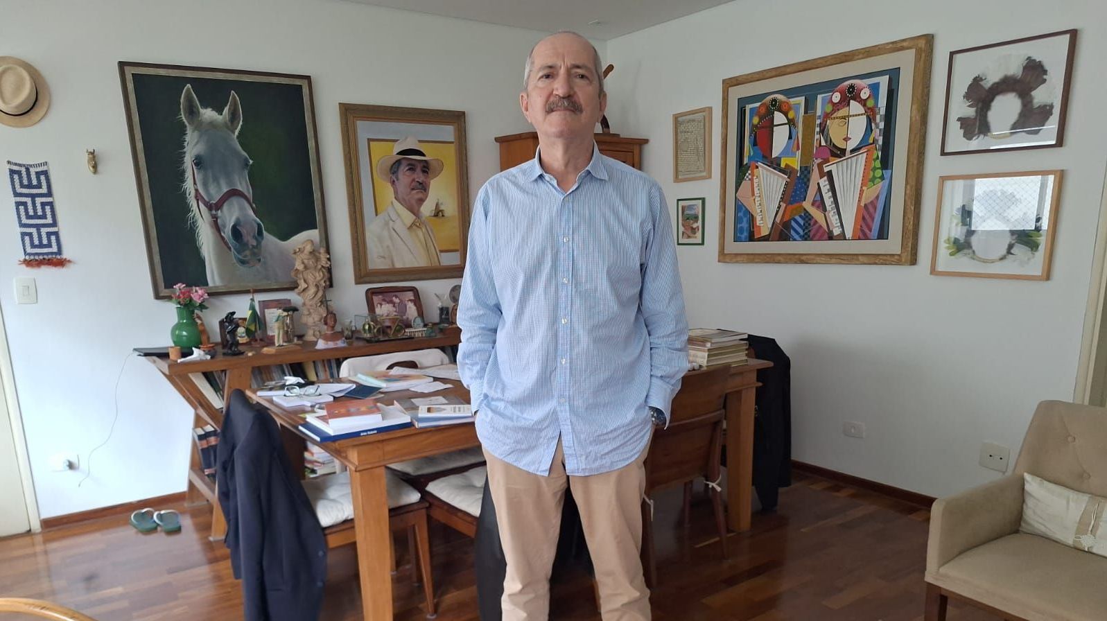 Aldo Rebelo em entrevista à CNN