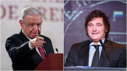 Andrés Manuel Lopez Obrador e Javier Milei