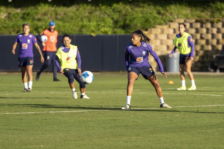 Ary Borges, jogadora da Seleção Brasileira de Futebol