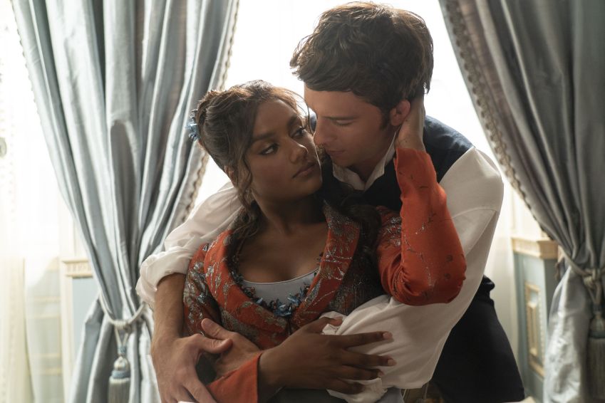 Kate e Anthony aparecem casados e felizes em cena inédita da 3ª temporada de "Bridgerton" / LIAM DANIEL/NETFLIX