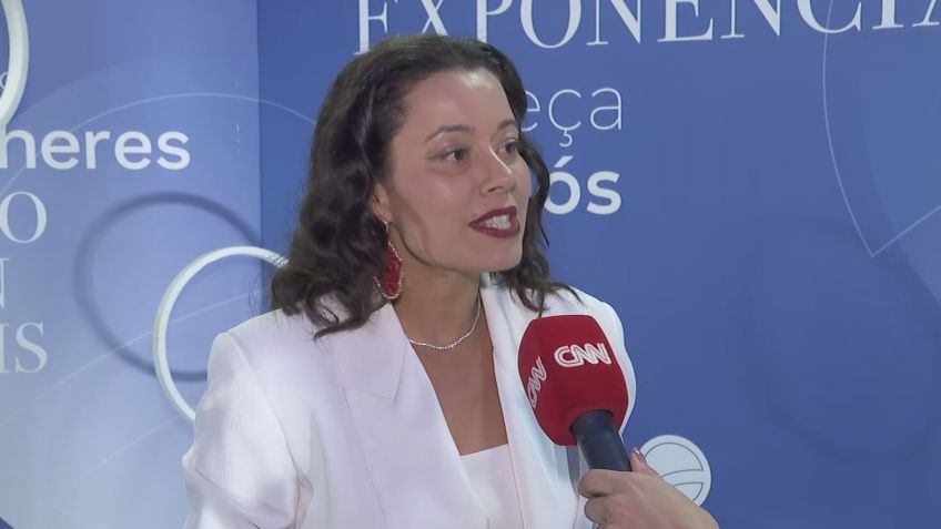 Daniela Filomeno, apresentadora da CNN Brasil, foi uma das premiadas da noite / Reprodução/CNN