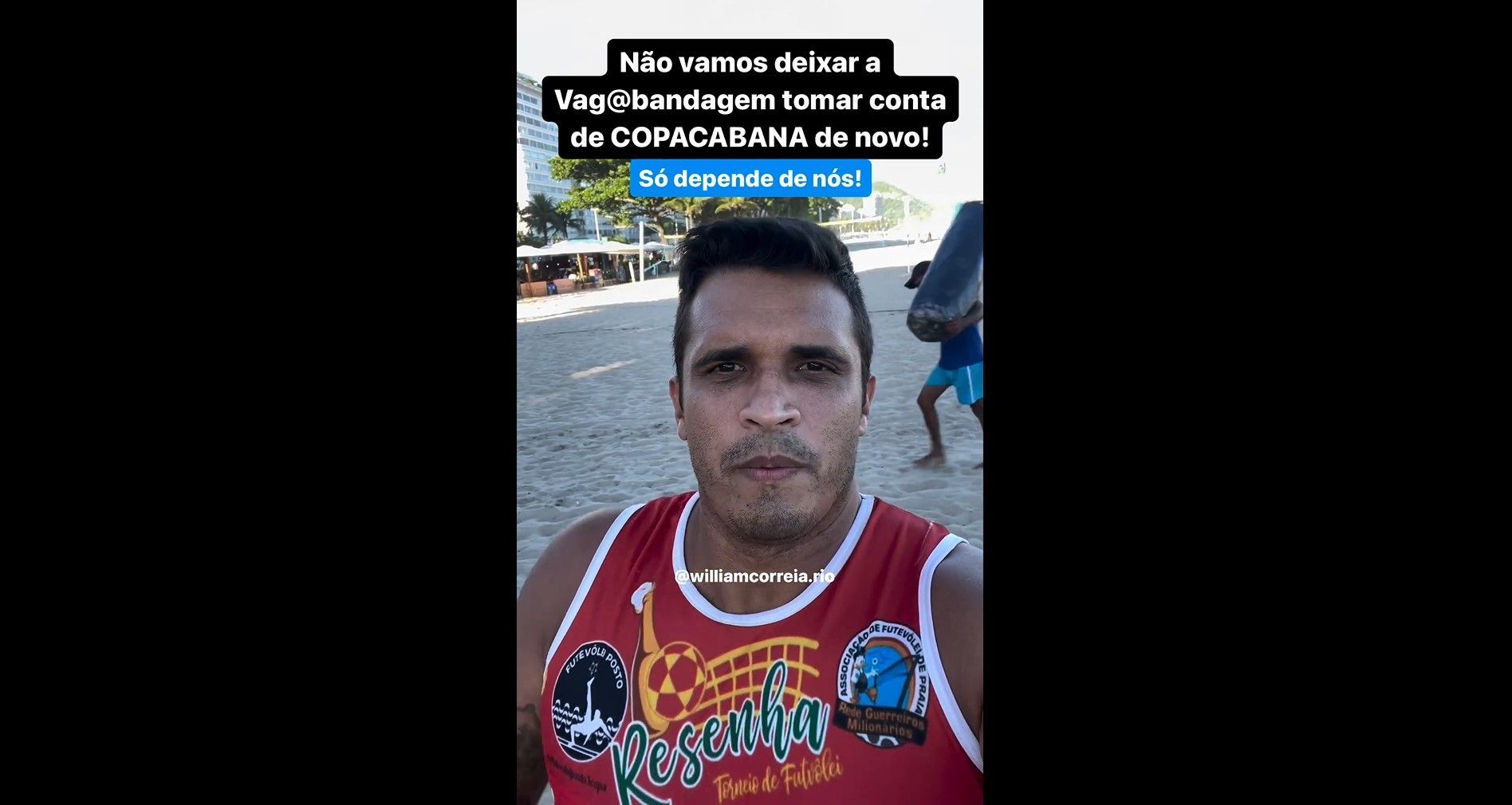O lutador William Correia já havia sido intimado a depor no ano passado sobre o caso dos Justiceiros de Copacabana