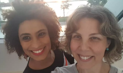 Marielle e Fernanda Chaves, que foi assessora de imprensa da vereadora, assassinada em 2018