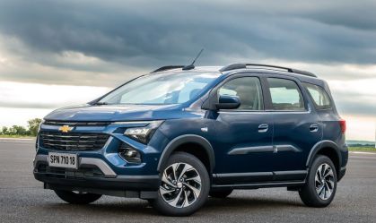Chevrolet Spin ganha novo design, mas mantém 1.8 veterano