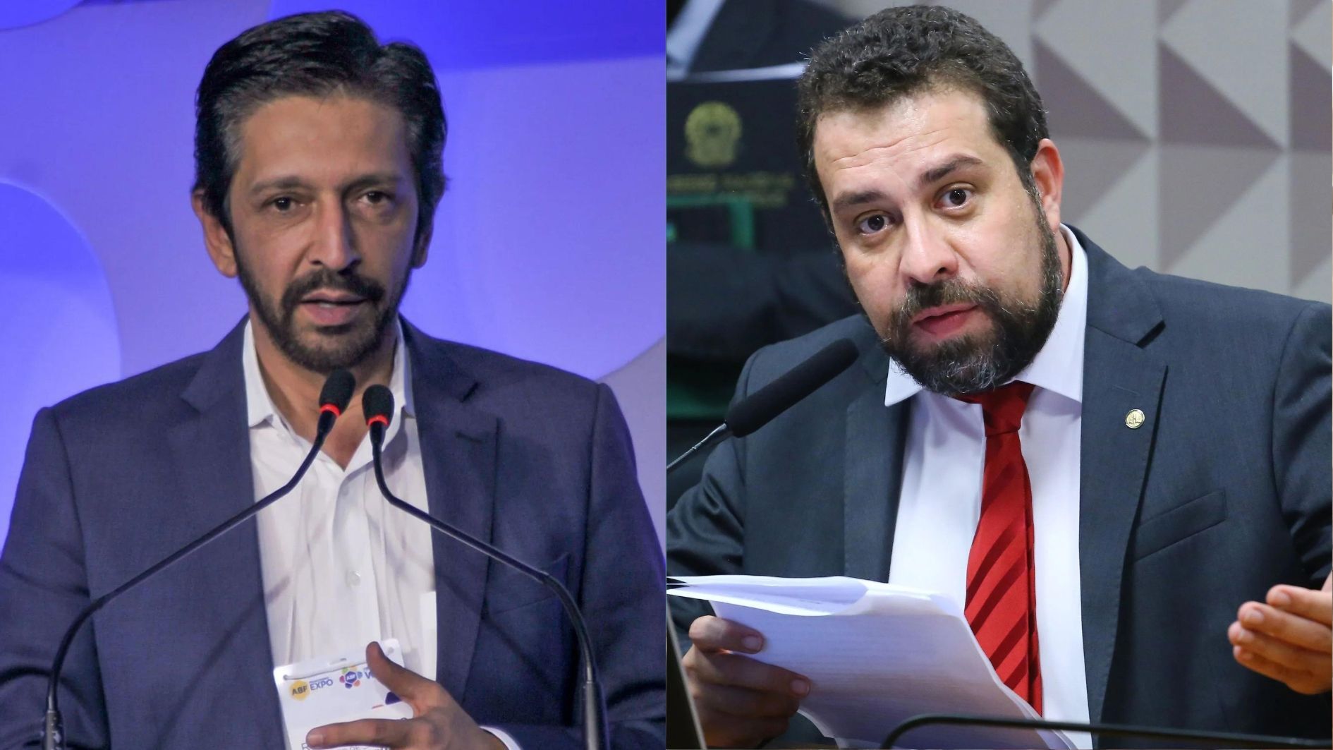 Ricardo Nunes e Guilherme Boulos