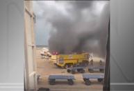 Vídeo: Princípio de incêndio atinge ponte de embarque em aeroporto do Mato Grosso
