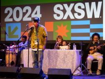 Marcelo D2 no palco do festival SXSW