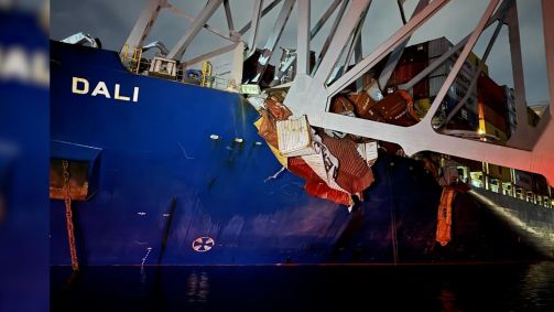 Colisão de navio de carga com ponte de Baltimore, nos Estados Unidos