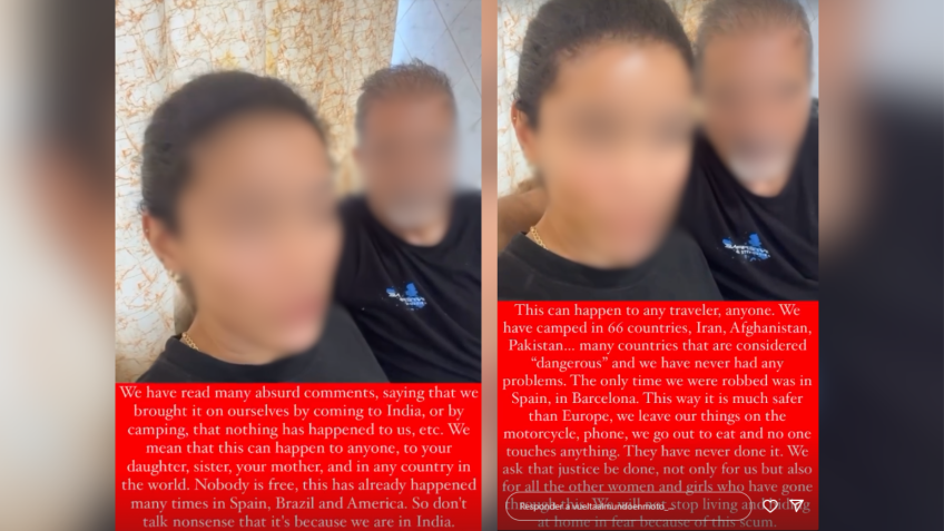 Casal violentado na Índia rebate críticas / Reprodução/Redes sociais