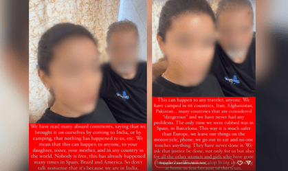 Casal violentado na Índia rebate críticas