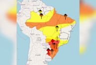 Onda de calor sufocante segue neste sábado; Sul tem alerta de tempestades