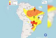 Calor sufocante e tempestades: Inmet emite alerta para quase todo o Brasil