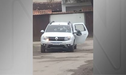 Carro baleado