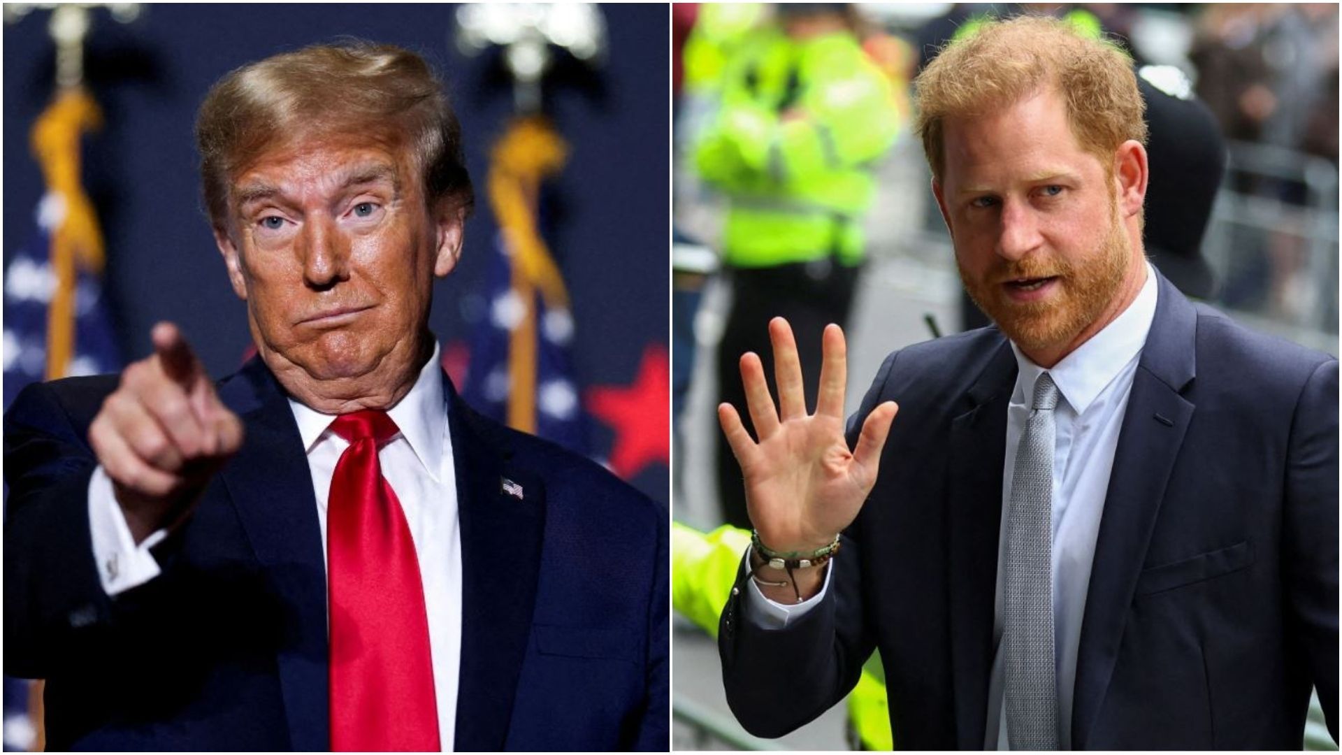 Donald Trump e Príncipe Harry