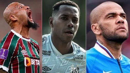 Felipe Melo se posiciona sobre casos de Daniel Alves e Robinho, ex-companheiros de Seleção Brasileira