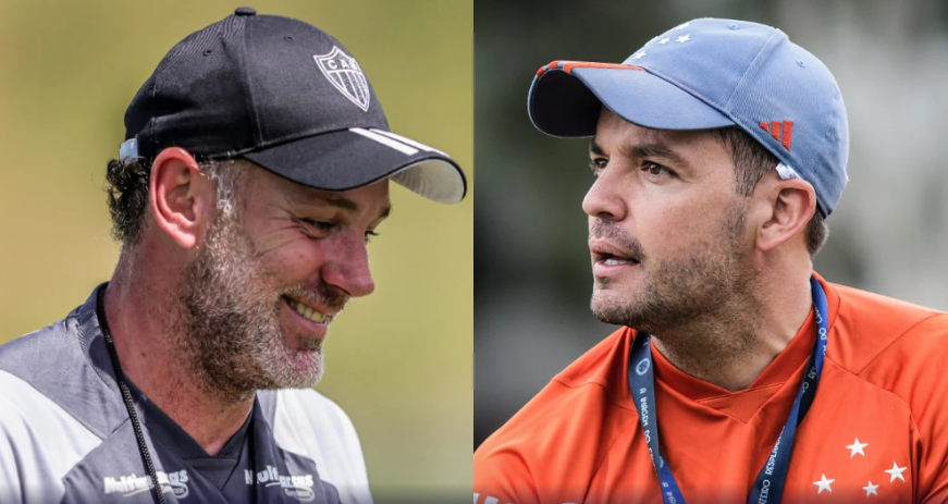 Final do Campeonato Mineiro terá encontro entre os argentinos Gabriel Milito e Nicolás Larcamón